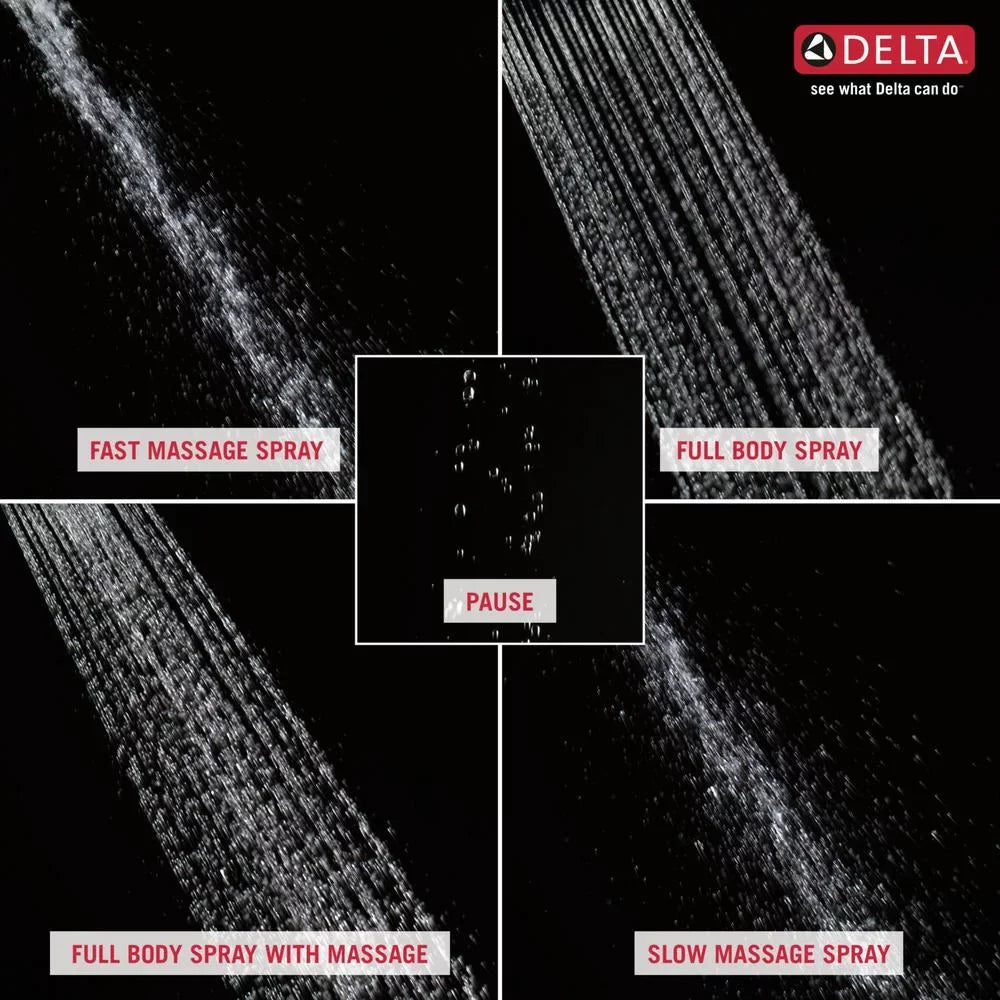 In2Ition 5-Mode Delta Faucet Shower Head Massage Two-In-One