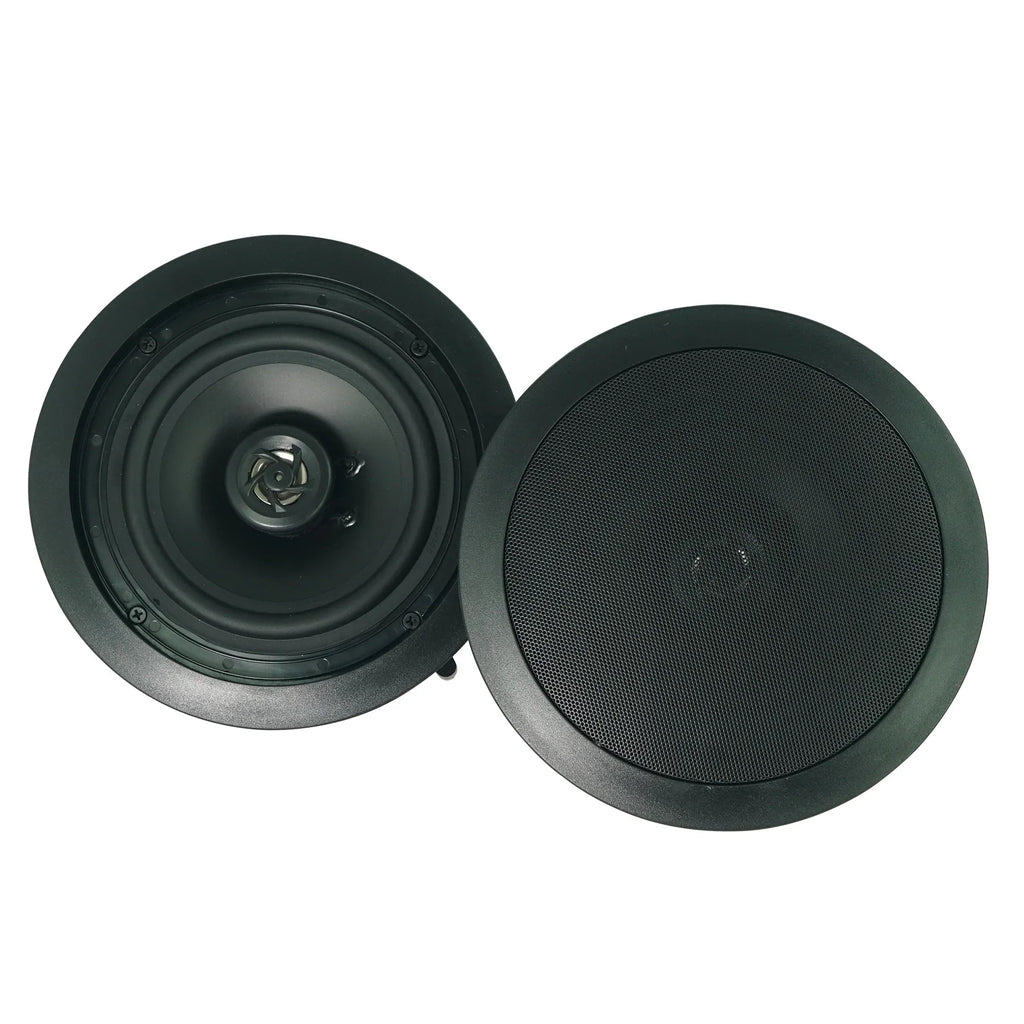 JBL Pendant+Ceiling Home Speakers Cube+(2) 3.5" Receiver+(6) Black Audio 6-Zone