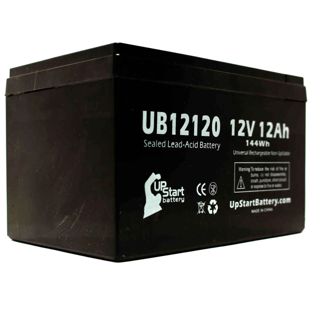 8 Pack UB12120 Acid - SeaScooter Universal F1 - SEA-DOO 4x Replacement GTI to Sealed F2 (12V, Battery 12Ah, - 12000mAh, Includes AGM, F1 Lead Terminal, Terminal SLA) Battery Adapters