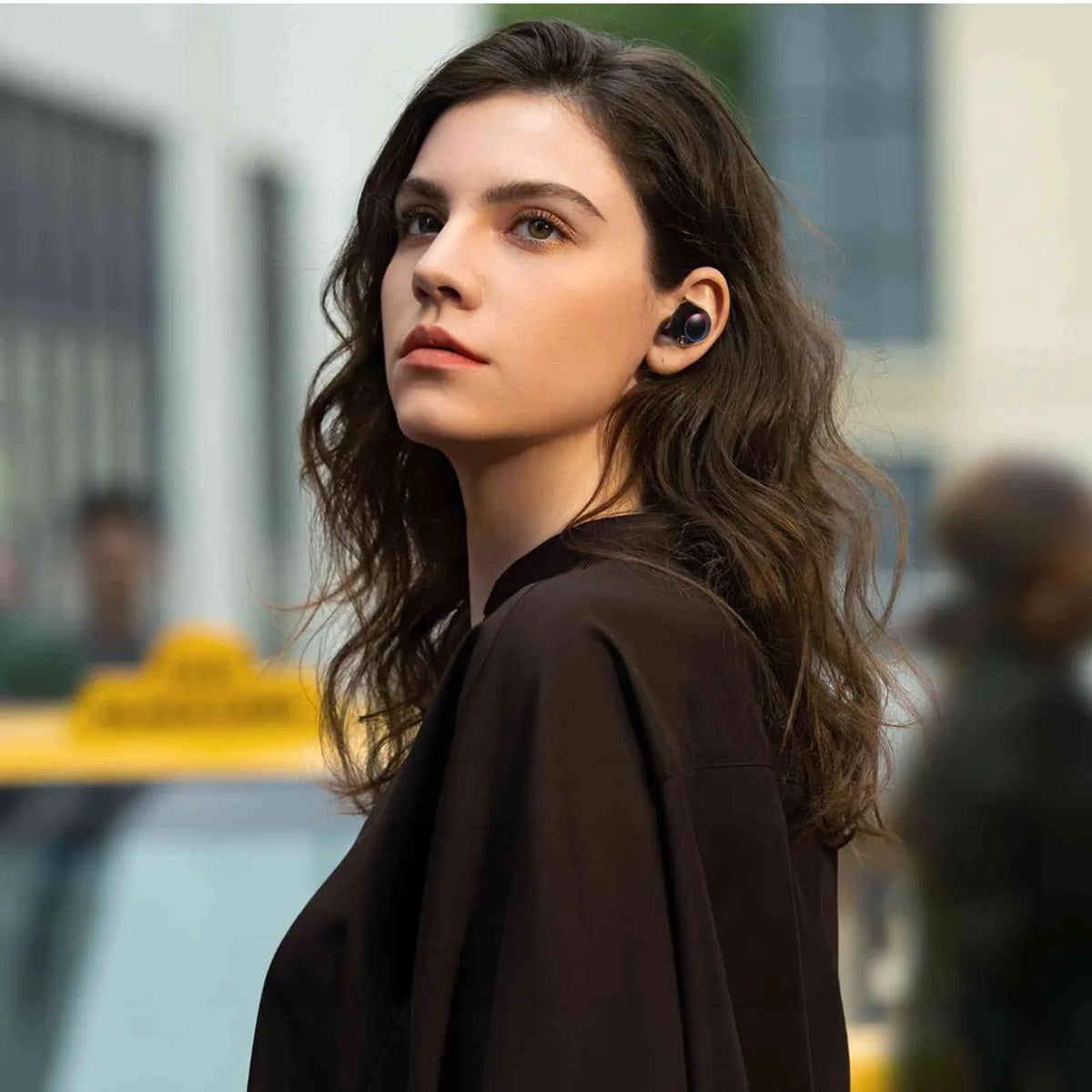 5.2 liquid Bluetooth Yoga Compatible Smart Case, Charging Tab True Bass Lenovo Boost Resistance, Connect, Black, Connection, UrbanX Dual IPX5 Wireless Balanced, + with Earbuds Bluetooth