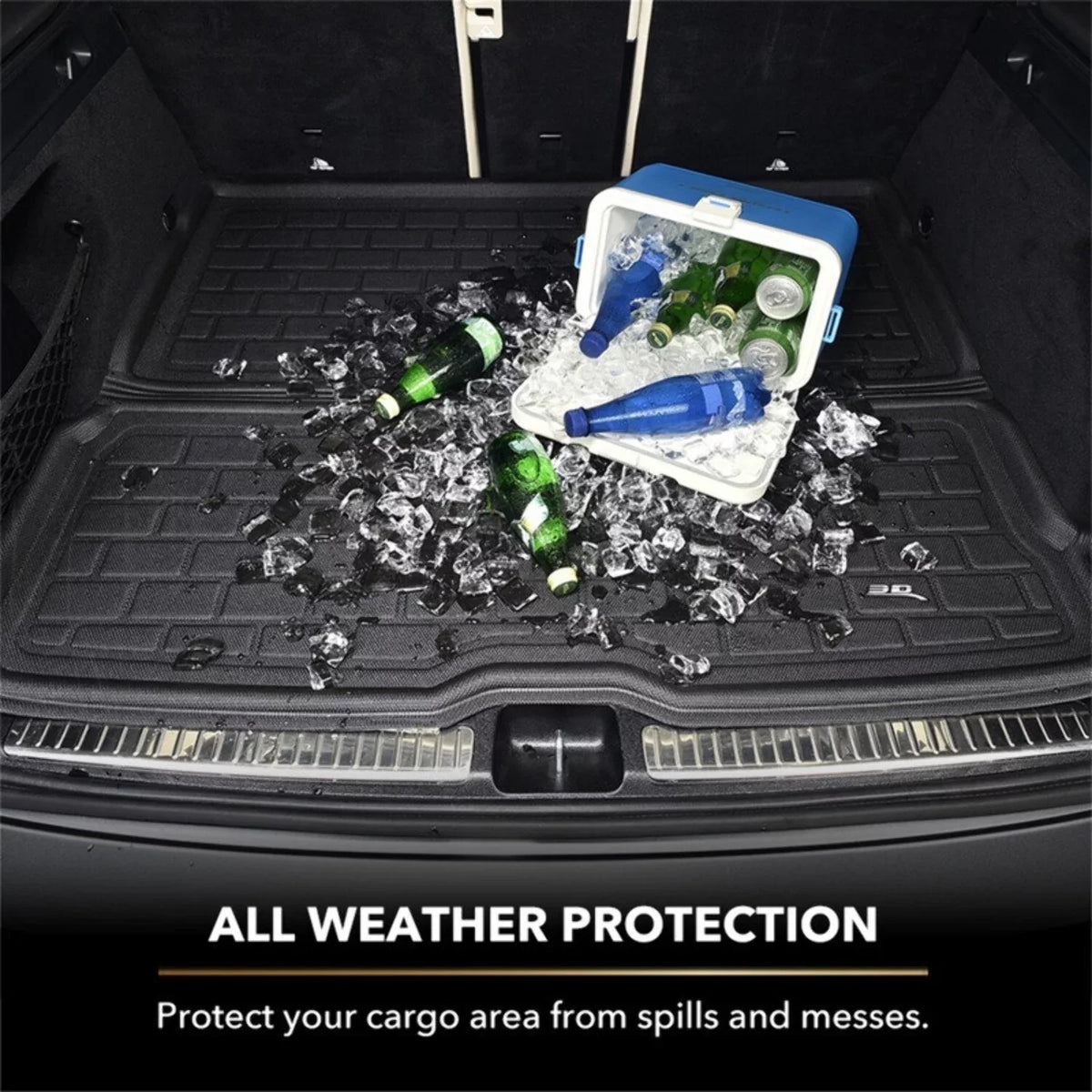JEEP Liner (BLACK) RENEGADE compatible Cargo MAXpider Liner Cargo - KAGU 2015-2023 3D with