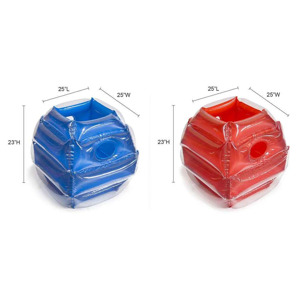 Pack Pool Splash & Bop Bumpers and Battle Banzai Gloves Inflatable Cyclone