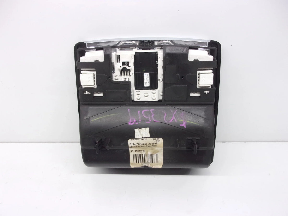 Roof 2011-2014 Lincoln Overhead OEM (Good) Console Navigator Black Center Pre-Owned