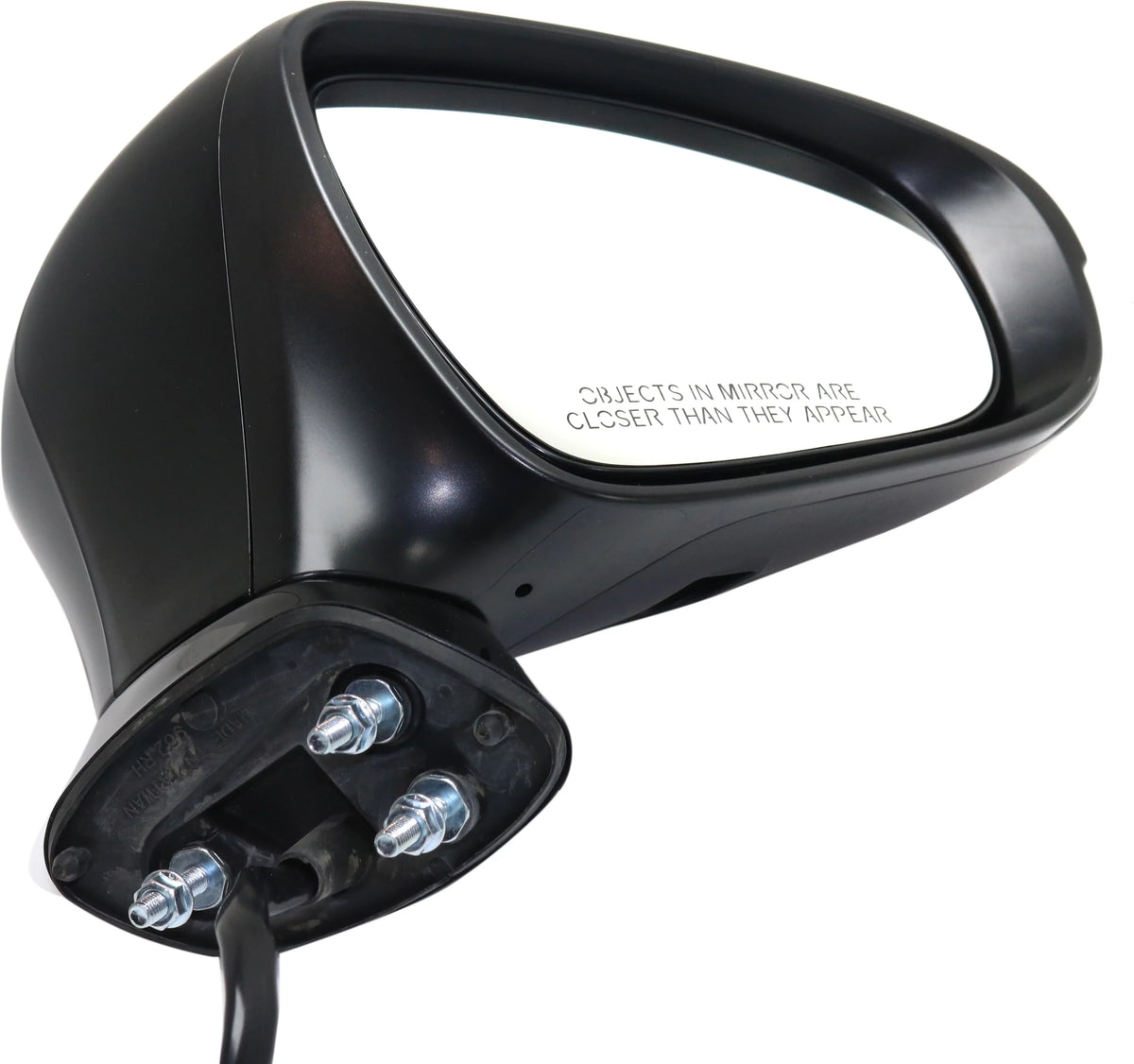 Compatible Mirror Kool-Vue CT200h Black Side Heated Lexus Light Passenger Textured In-housing Right With 2014-2017 Signal