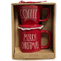 Dunn Rae Over Pour Coffee Drip Set Gift MERRY CHRISTMAS Mug