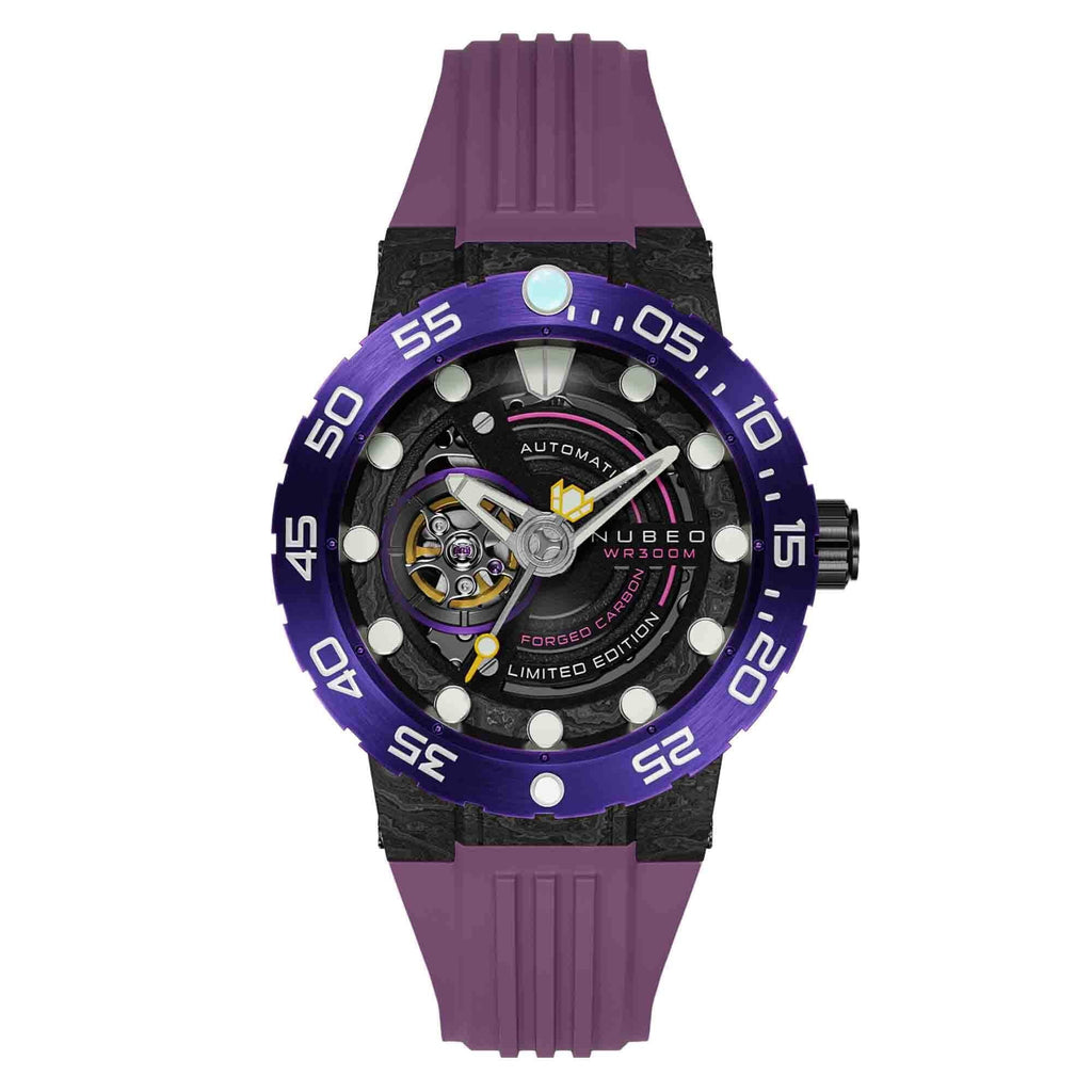 Forged Carbon Purple Edition Opportunity Fiber Limited Automatic Nubeo