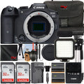 EOS 2 SV Mirrorless + 32GB with Canon Only) Memory Flash SanDisk Card Case (Body R7 Accessory Bundle + Premium Camera Pack + LED