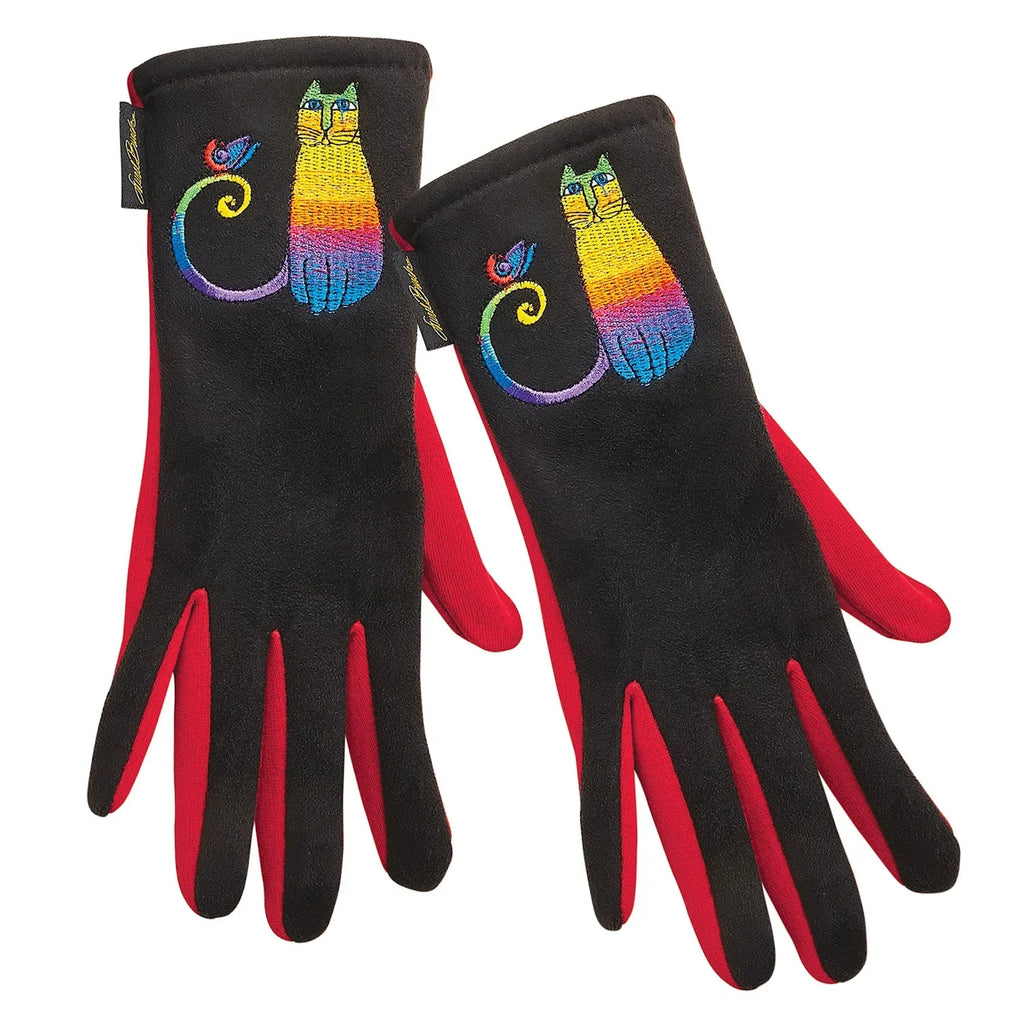 Burch Womens Laurel - Gloves Jewelry Rainbow Cat Red Howard's