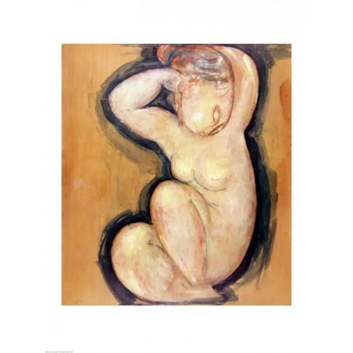 '- x Amedeo Modigliani by in. 18 C.1913-14 24 Print Poster Caryatid