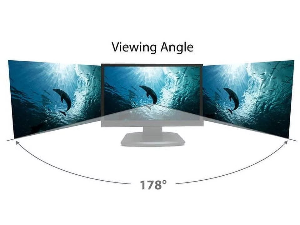System Professional 101AV & Work LED 23.6" Office Surveillance for DVR 1x 2X Home 16:9, HDMI BNC CVI HD with Analog CCTV Inputs CVBS AHD, Monitor & Security HD-TVI,