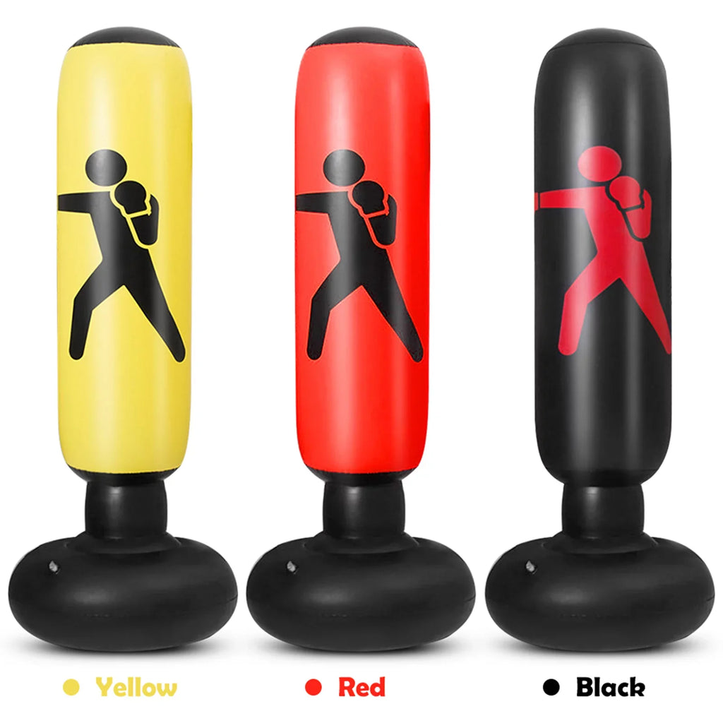 Boxing Bag 5.2ft Fitness PVC Boxing Punching Andoer Bag, Bag for Inflatable Target Training,