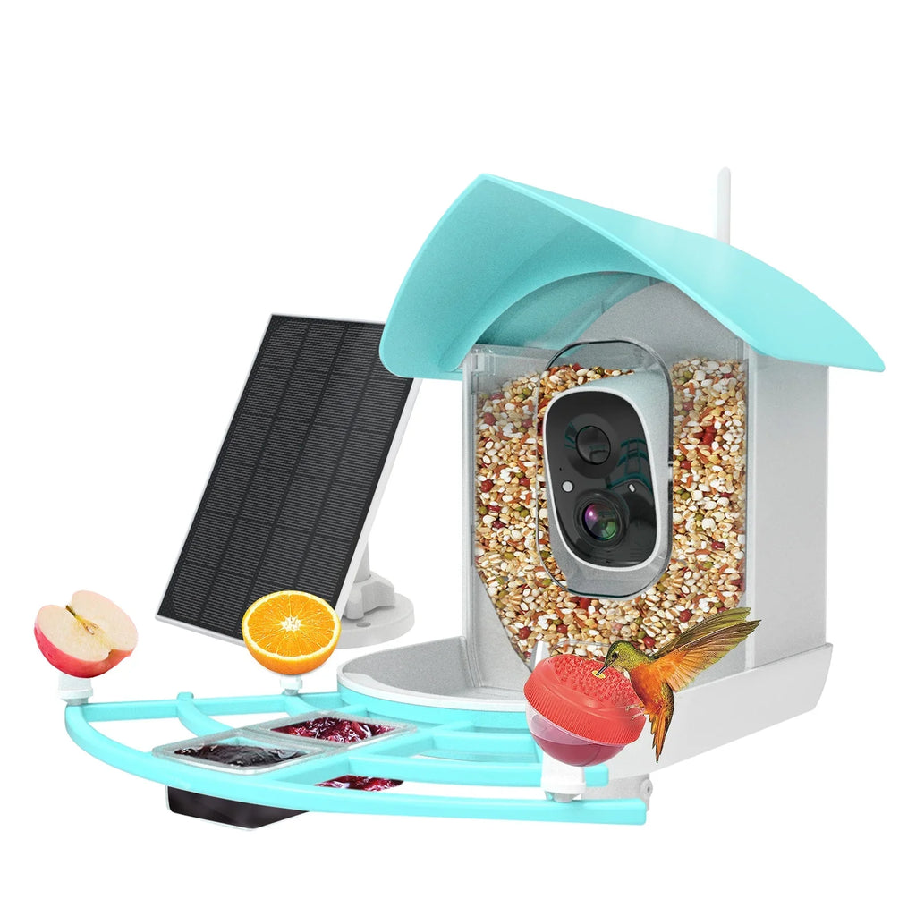 Camera Surveillance With Solar Ai Powered Species Owsoo Resolution Wifi App Pir Feeder Video camera,PirAi Camera Vico App 1080pVideo Feeder Wireless Wifi Video Camera Arealer 1080p