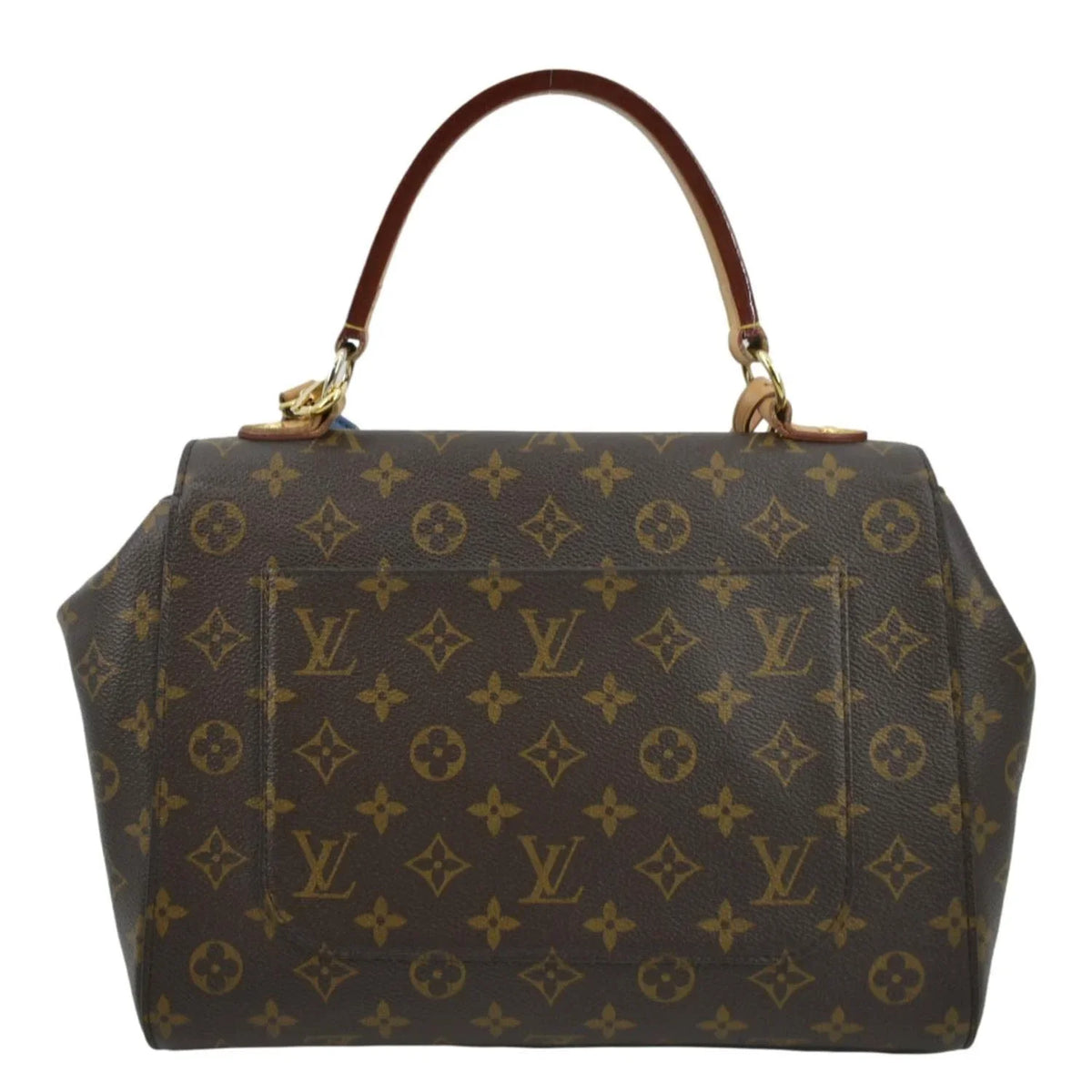 Monogram Pre-owned Shoulder Brown MM Bag Canvas Cluny