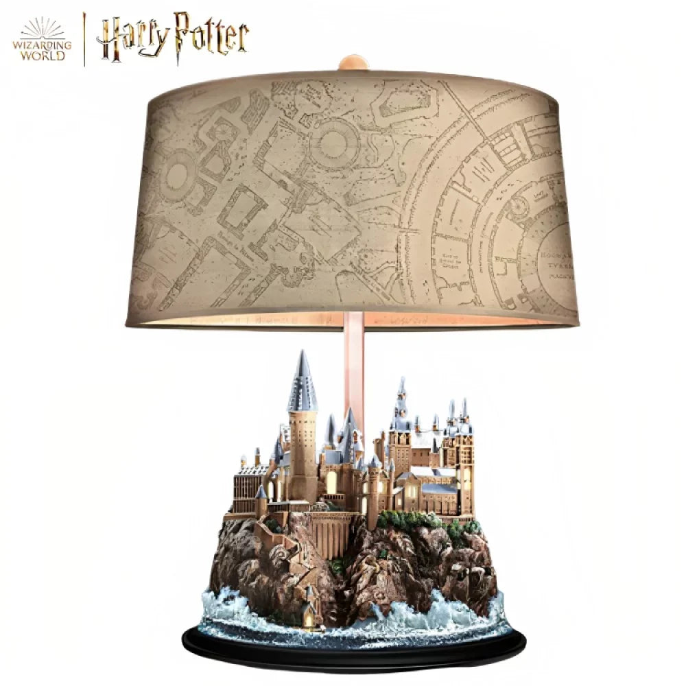 lit Lamp Handcrafted Castle Potter Hogwarts Bradford Table with Harry Exchange