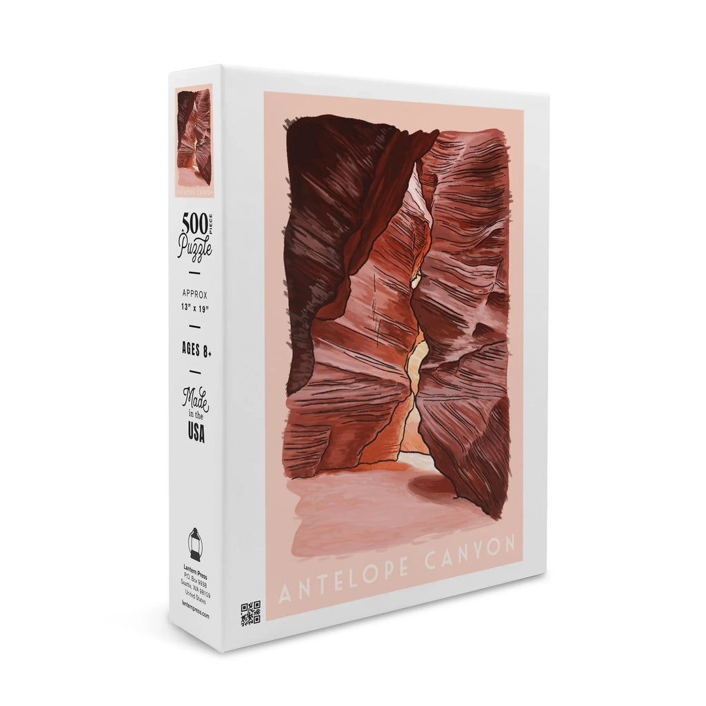 for Antelope Made inches, Jigsaw Piece Puzzle Premium in and Family, Adults Canyon (19x27 Arizona, USA) 500
