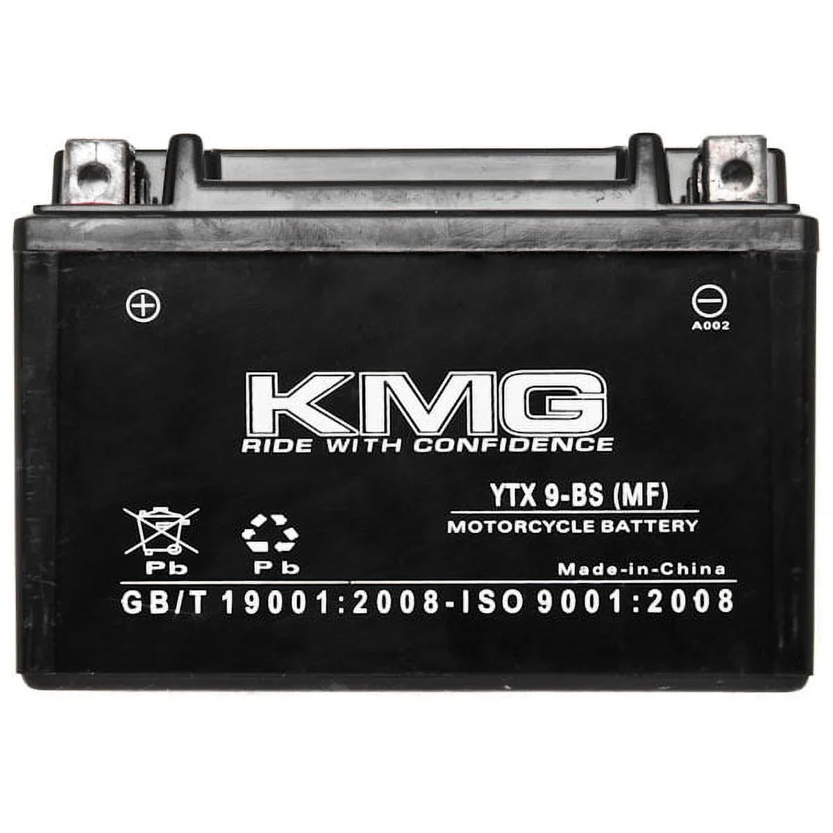 YTX9-BS 12V Motorcycle KMG Replacement Scooter Compatible Sealed Snowmobile 1997-2012 Free GSX-R600 OEM Suzuki 600 Battery Maintenance Performance Battery SMF with Powersport ATV High