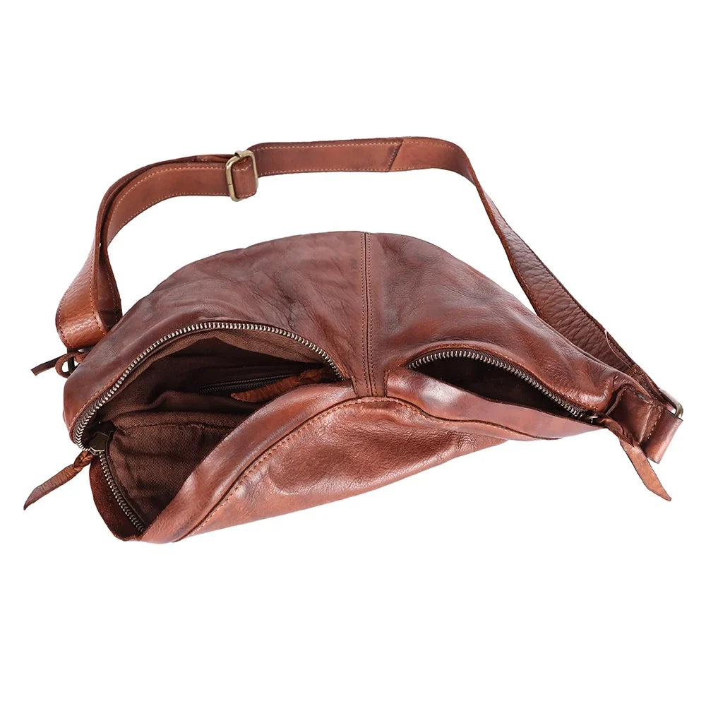 Handmade Purse Genuine Women Handbag NM Nmbgm150B Bag Fanny Leather Mind Vintage Western Pack Cowhide Never