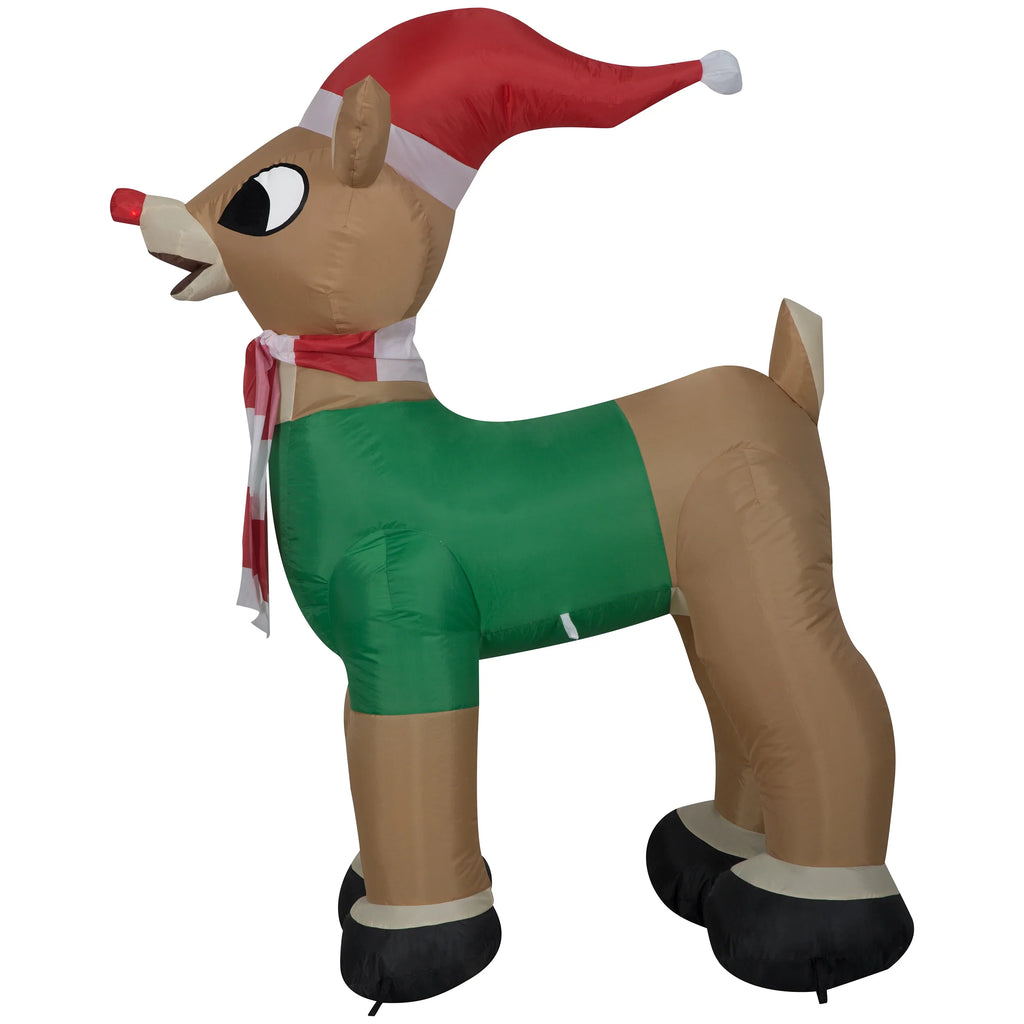 Outfit Gemmy Rudolf 3.5 Inflatable in ft. Green