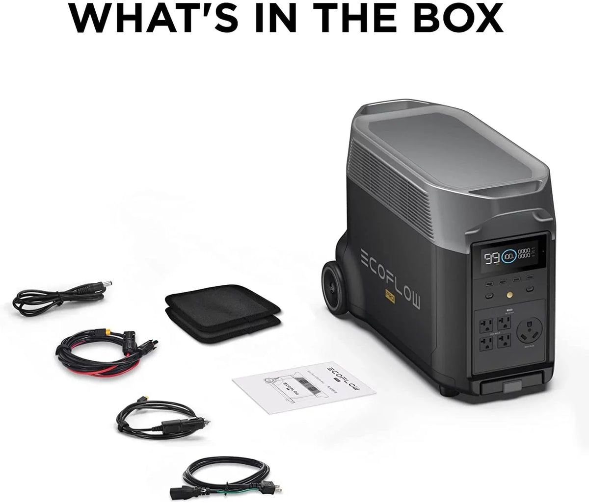 Generator EcoFlow exterior Power Reconditioned Portable Camping,Home Pro Use,Emergency,Used,Certified Station,for DELTA Solar