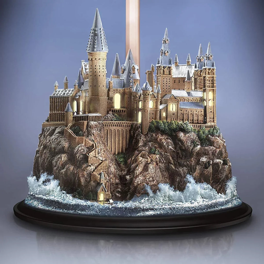 lit Lamp Handcrafted Castle Potter Hogwarts Bradford Table with Harry Exchange