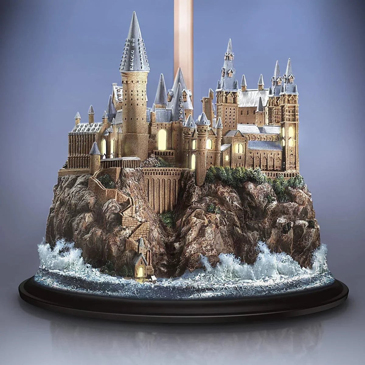 lit Lamp Handcrafted Castle Potter Hogwarts Bradford Table with Harry Exchange