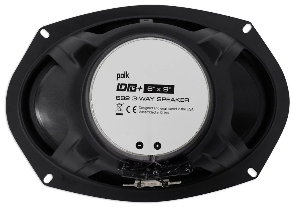 Car Speakers+Headphones 450w Marine/ATV/Motorcycle/Boat DB692 6X9" Audio Polk 2)