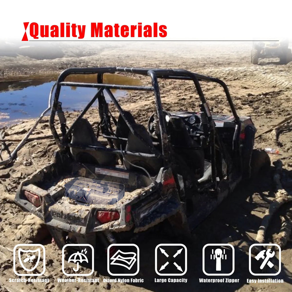 UTV Travel Storage ATV Truck Kit Universal Tool Pouch Organizer Tool Bag Tool for Portable Roll Car with Wrench Storage