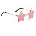Sharplace Stars Grey Dance Costume Rimless Sun 6X Trendy for Glasses Women Glasses