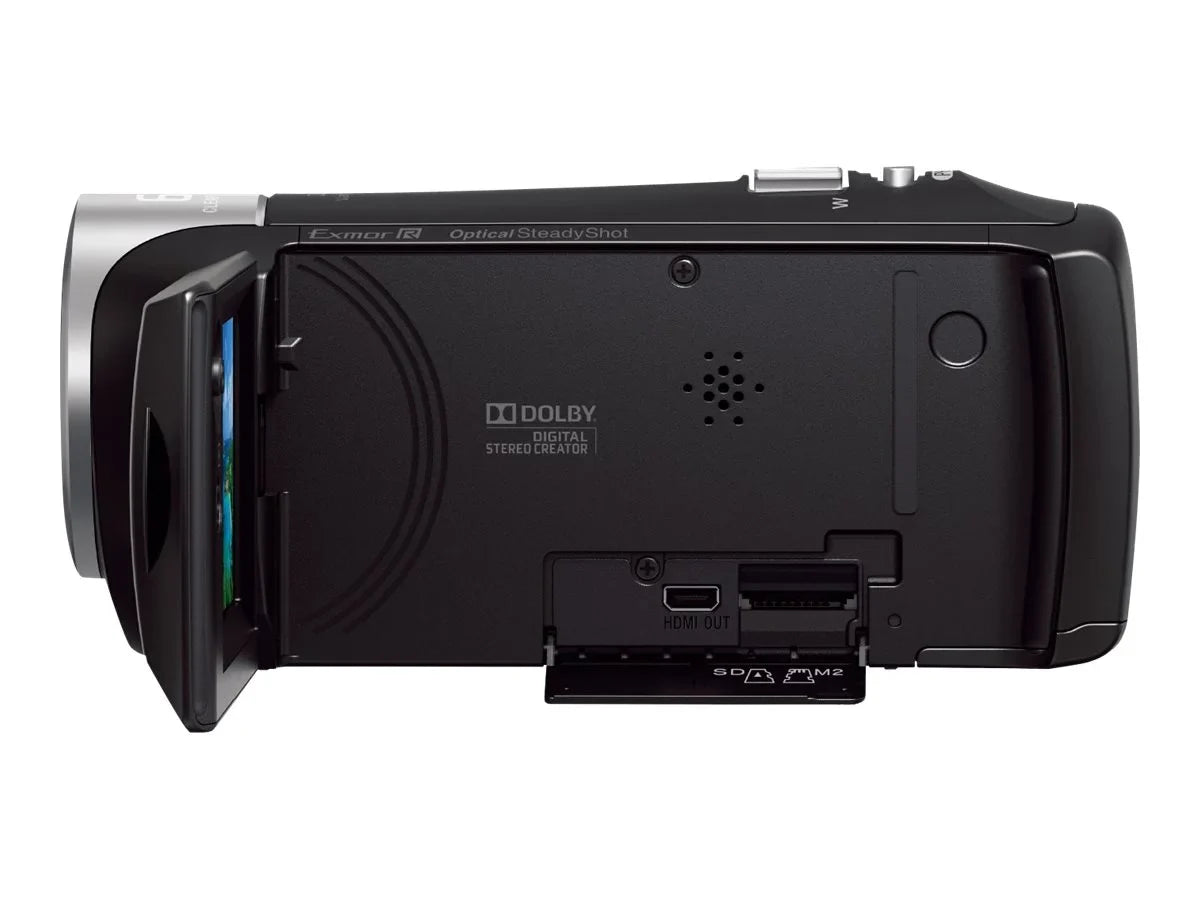 Carl - 30x - flash 1080p MP zoom card optical black - 2.51 Handycam - - Zeiss - - HDR-CX405 Camcorder