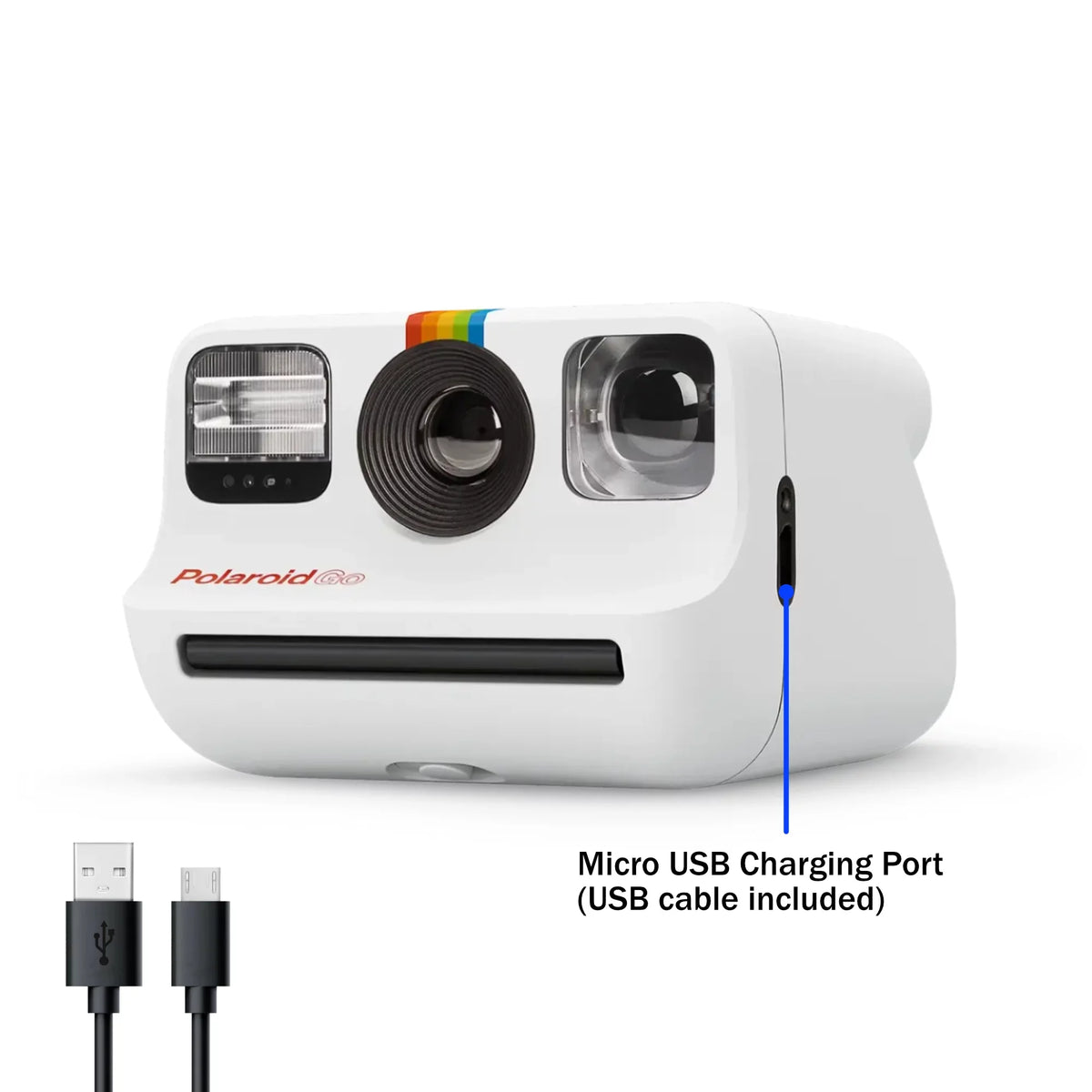 Color Go Bundle, Instant Set, Instant a Film Camera Lumintrail Instant Starter with with Camera Cleaning Lens Polaroid 16 Go Cloth… Mini Polaroid White
