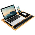 to Laptop LapGear Pro Board, Lap up 17.3-in Fits Bamboo Natural,
