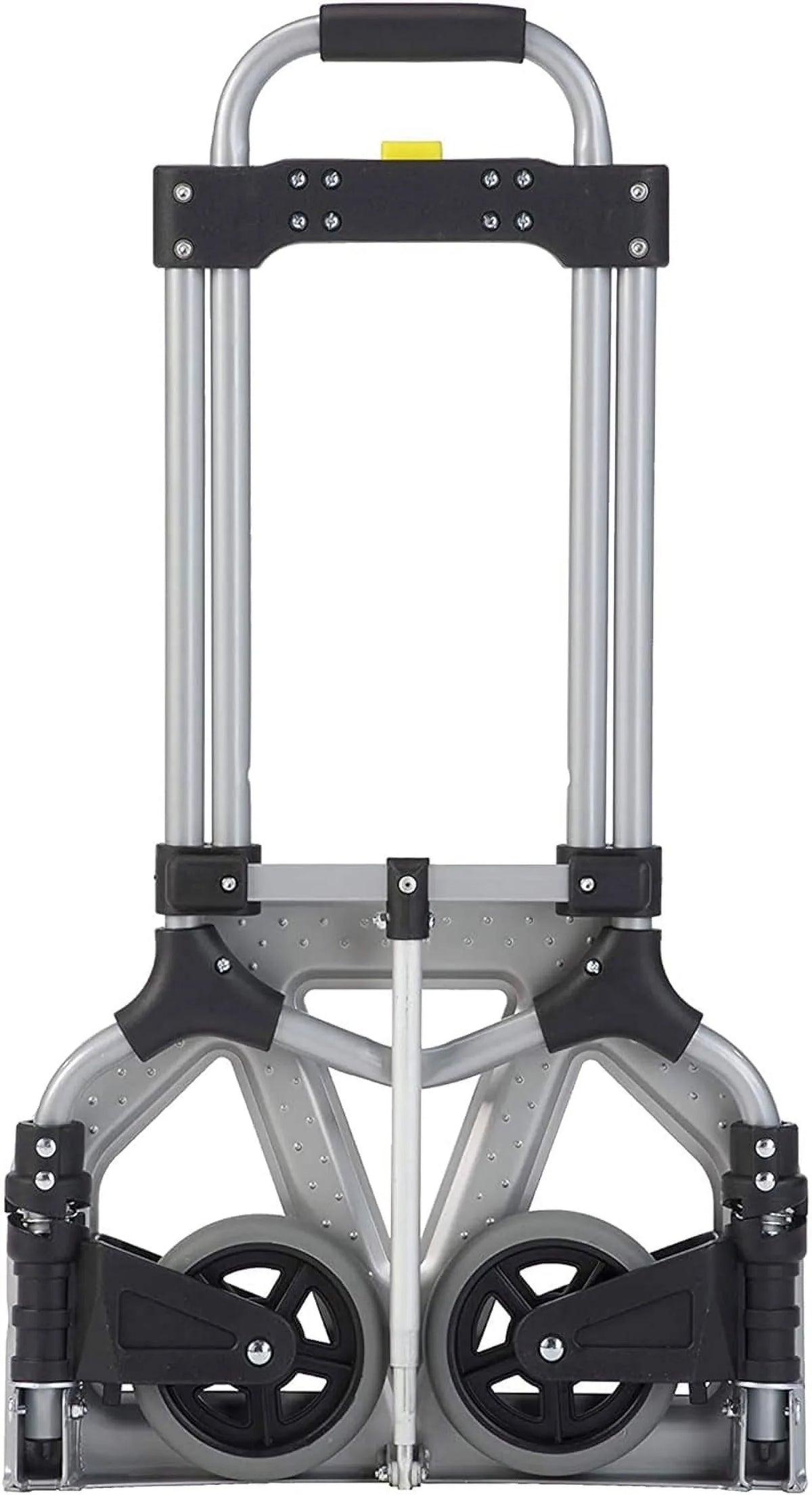 Hand 160Lb Handle, Luggage Truck MCI Cart Pack) (2 Folding Silver/Black Personal W/Telescoping Steel Capacity