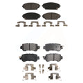 Ceramic CX-3 Front KTC-100292 Brake Pads 2016-2018 Rear Mazda Kit For