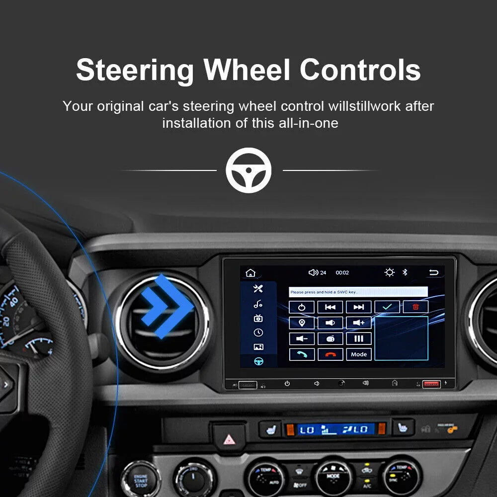 Carplay FM 7" Screen, Car Stereo KingFurt & with Play Link Android MP5 Camera Radio, Mirror Auto HD
