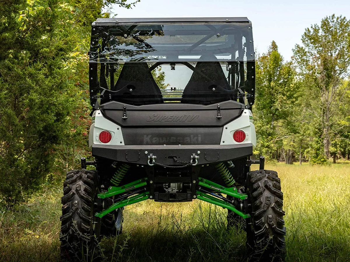 2014+ Stronger Polycarbonate Flying Than Thick SuperATV 4 Kawasaki Tinted Glass Debris Lightly From Duty 2021+ Protects / You Rear for Teryx Teryx 4 250x Made Heavy Windshield S 800 1/4" in USA!