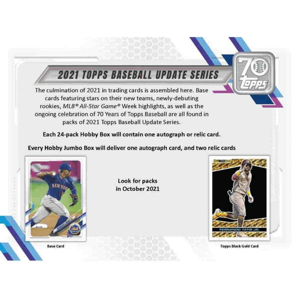 Topps Update Inc - 2021 Hobby Series Baseball Topps Company