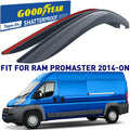 Window Car Rain 2014-2024, ProMaster 2 pcs Ram Vent Accessories, - Deflectors GY008711 Shatterproof Visors, for Visor, Window Goodyear Vent Guards, Deflector, Tape-on