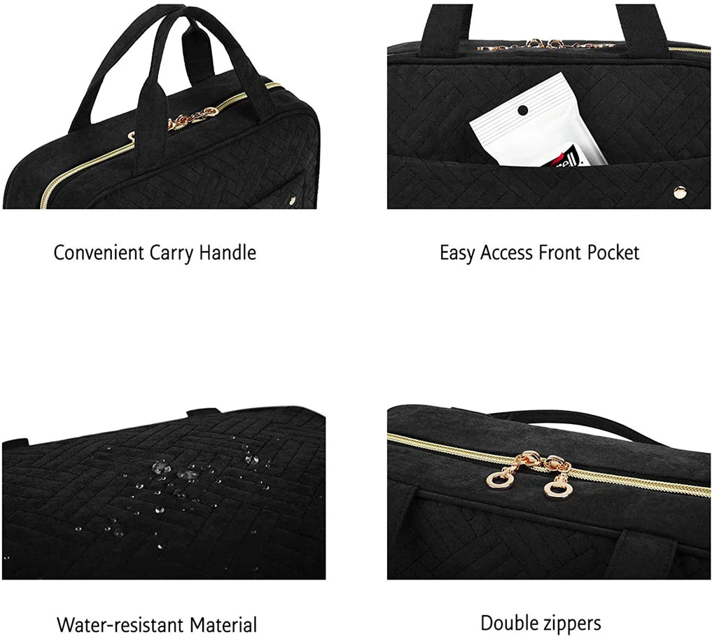 Hook, Sized Cosmetic with Toiletries Bag Shampoo, Organizer liquid-resistant Travel for Hanging Accessories, Bag Makeup Full Bag Container, Toiletry Travel