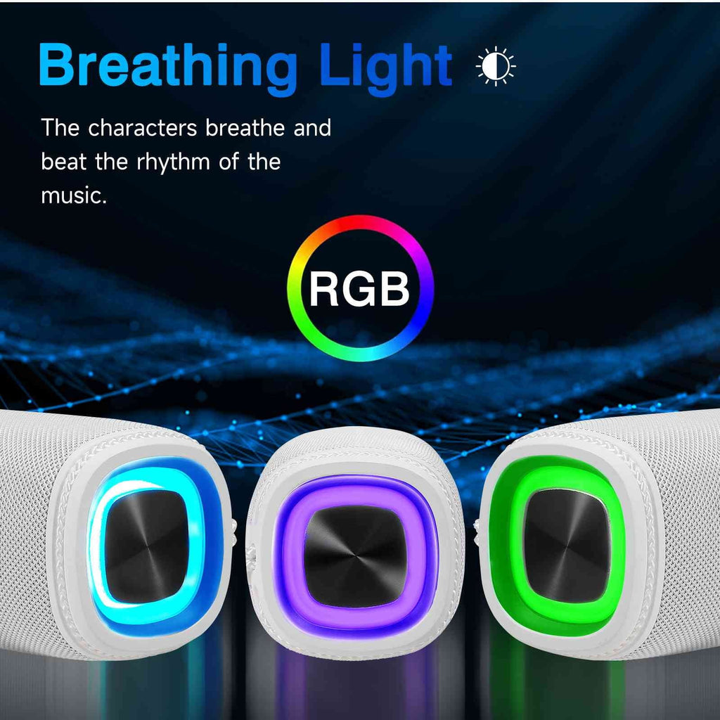 Scorpio Speaker, for HD 360° Q51 White Bass, Surround with True BT5.3, Wireless Punchy - Sound UrbanX Pairing, LG IPX5 Speaker Series Portable Waterproof Bluetooth Speakers