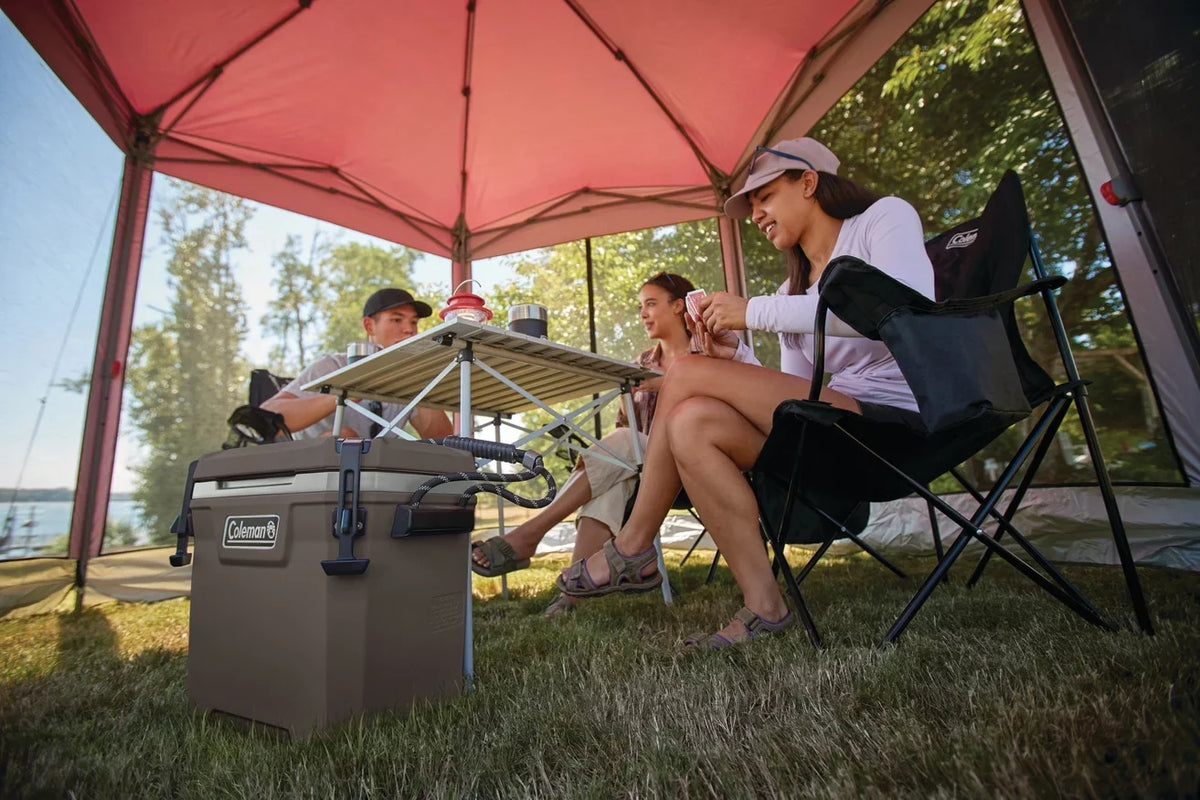 High Coleman Ice x'13.25" Cooler, Convoy Chest Series x Hard 28qt 17.75"' Performance 19.5" Brown,