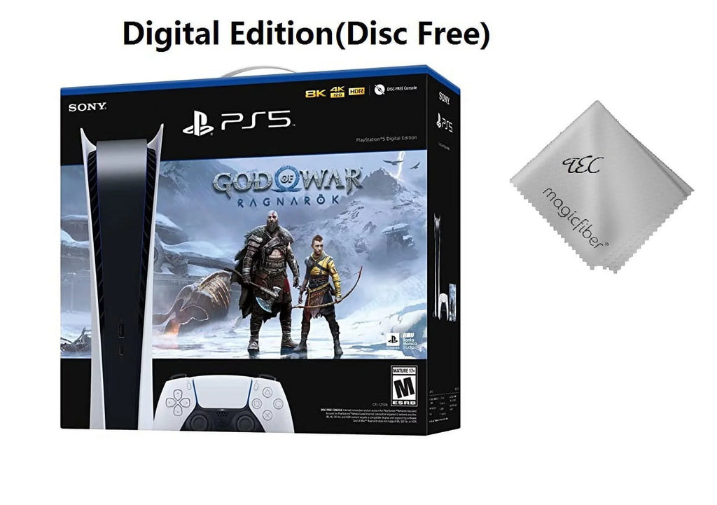 (Digital with PlayStation_PS5 God - War -PlayStation Ragnarök of Console Bundle (GOW) Game Edition) Video TEC 5