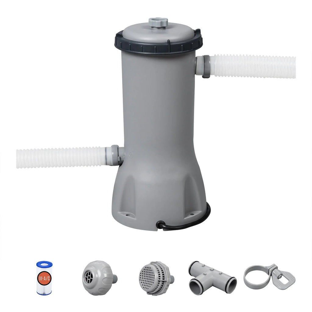 Swimming 58390E Filter Bestway GPH 1500 Pool Flowclear Pump Ground for Above