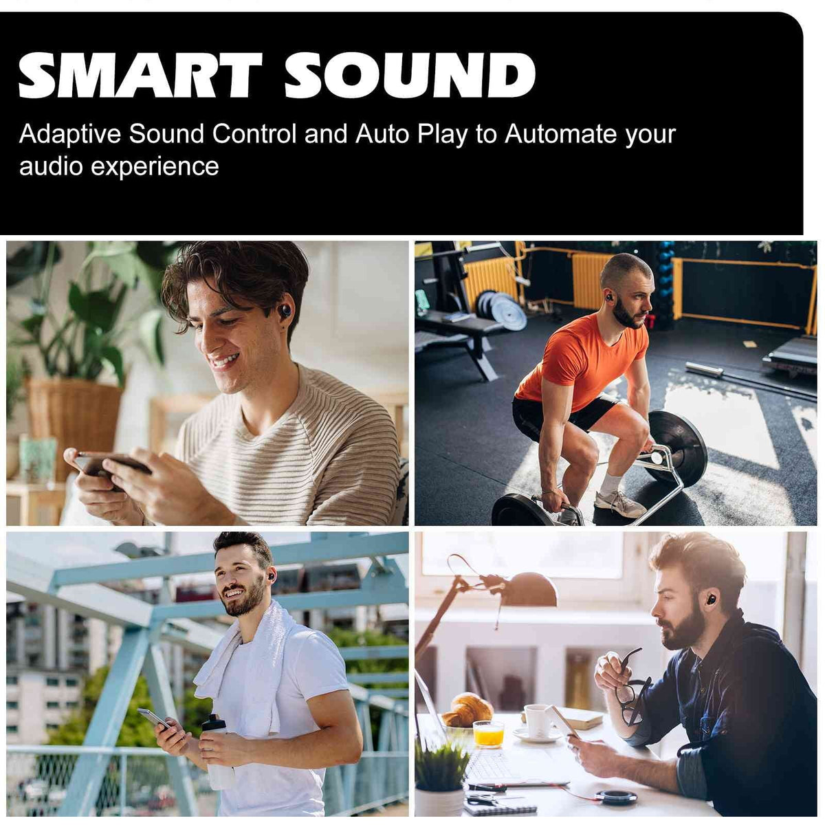 Bluetooth Black, 5.2 Lenovo with Note Compatible Bass Charging Wireless Earbuds Connect, UrbanX Connection, Case, liquid Dual Balanced, Boost Bluetooth Resistance, K10 + IPX5 True
