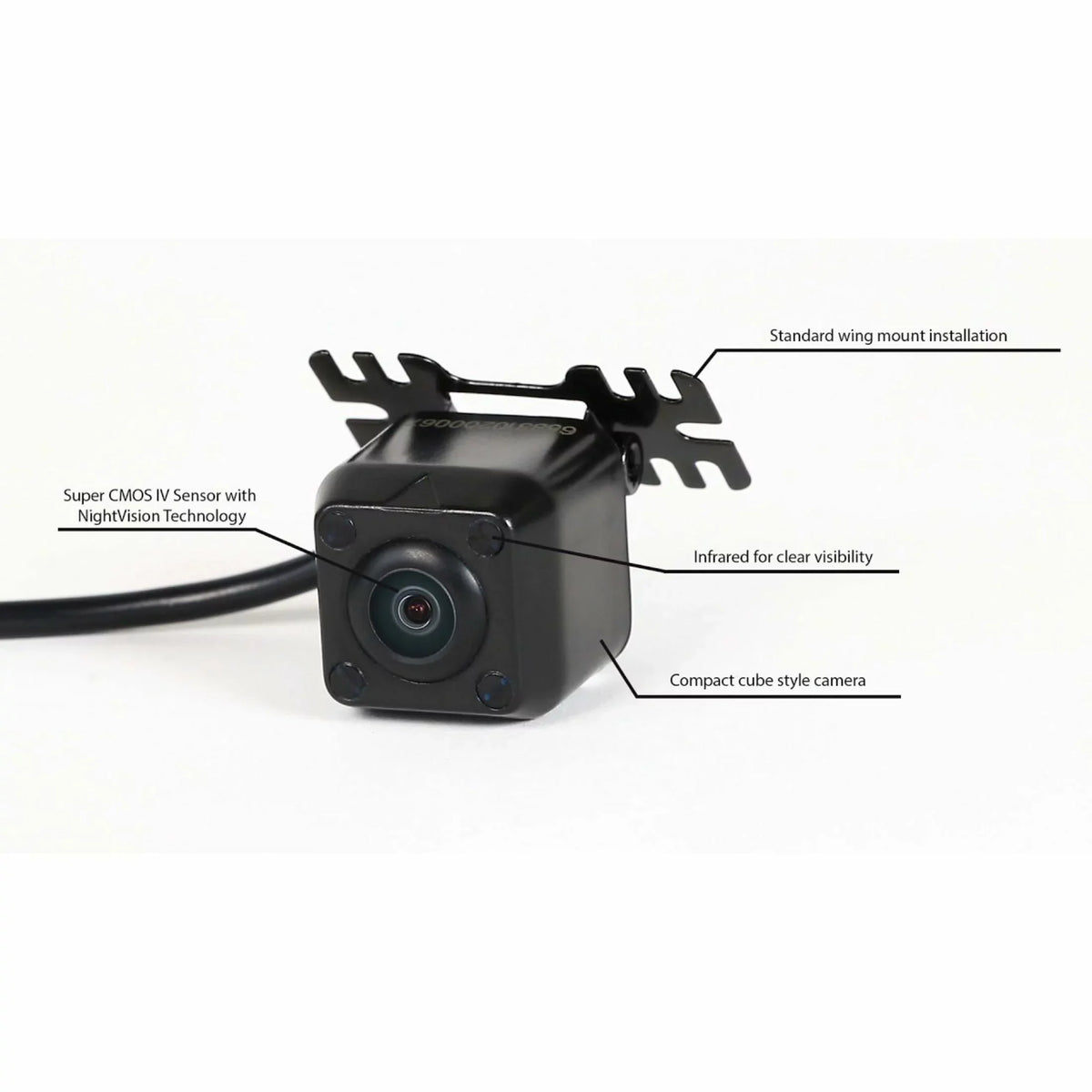 Infrared Forward Rydeen New Camera MINy Backup - Facing Black LED and cm-LED4