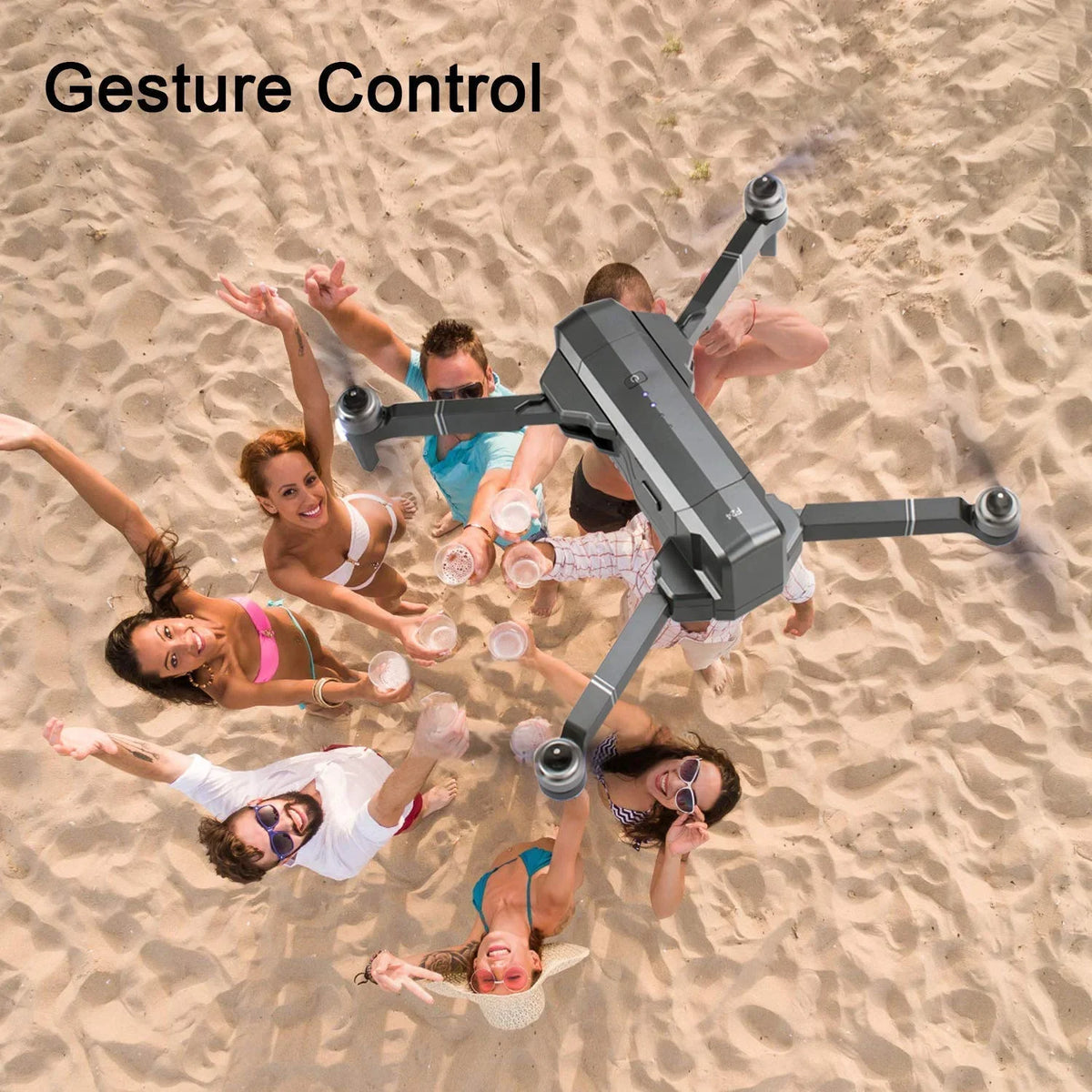 with with Motors, Drone 30 4K Me, Pro Waypoint Carrying GPS Camera Case FPV Compatible UHD Brushless RC for VR, F24 Time, Contixo with Quadcopter Adults, Foldable Camera Minutes Flight Follow