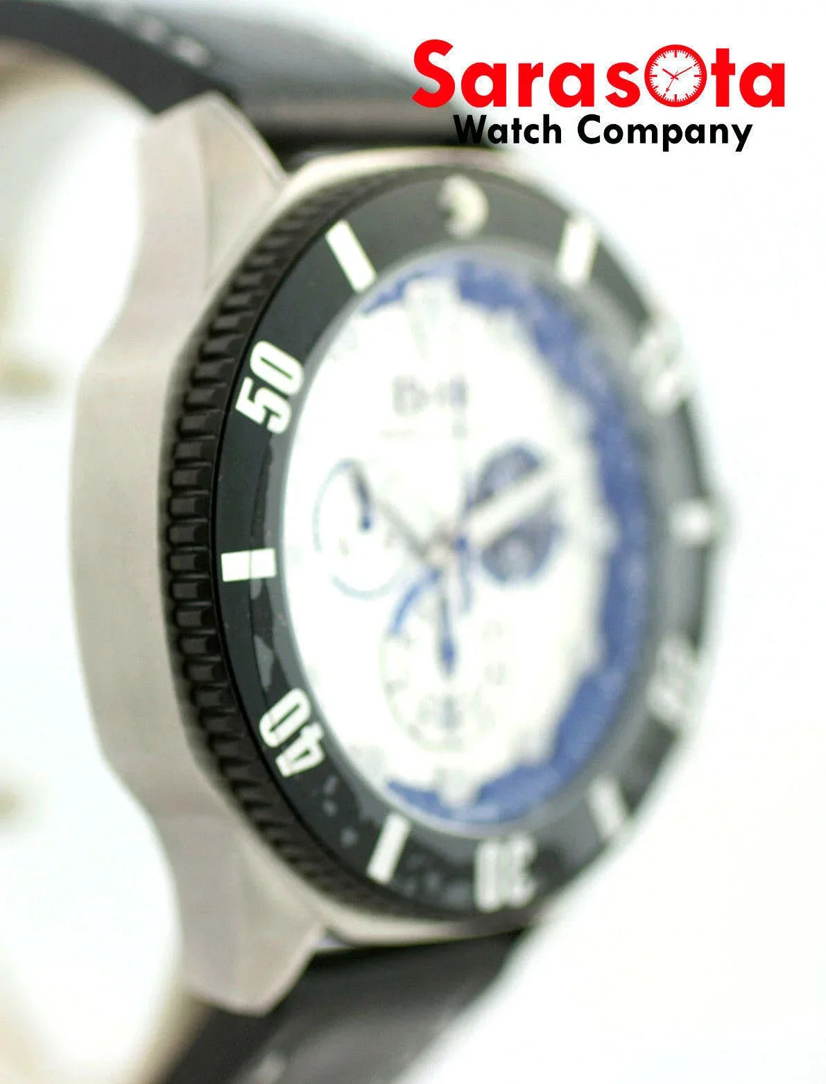 &amp; Watch Leather Quartz Chronograph Men's Dunbar Brandt 14060 B&amp;H Swiss Hoffman