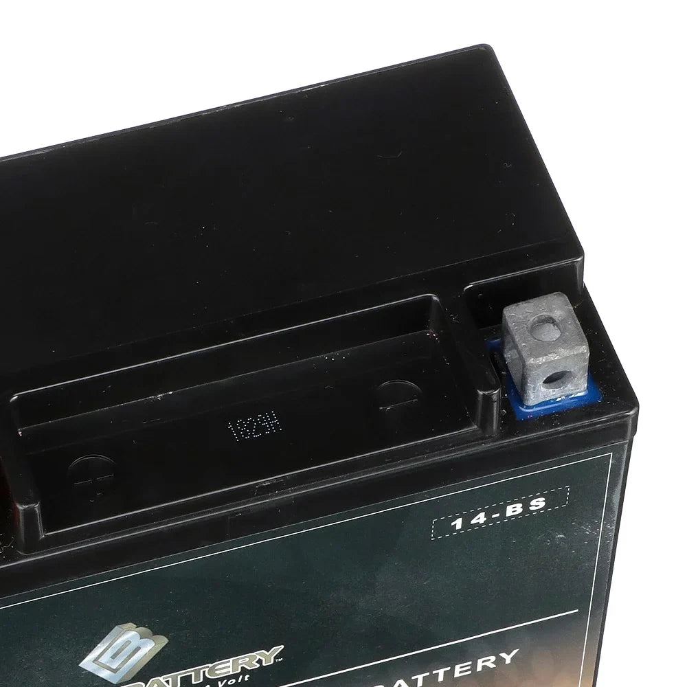Battery Battery (14-BS Vt1100c, Shadow Ah, T for 2003 Chrome 1100cc YTX14-BS 200 (spirit, Honda 12 A. E. Tourer) Motorcycle CCA) C3, Aero, Volt,12 C.