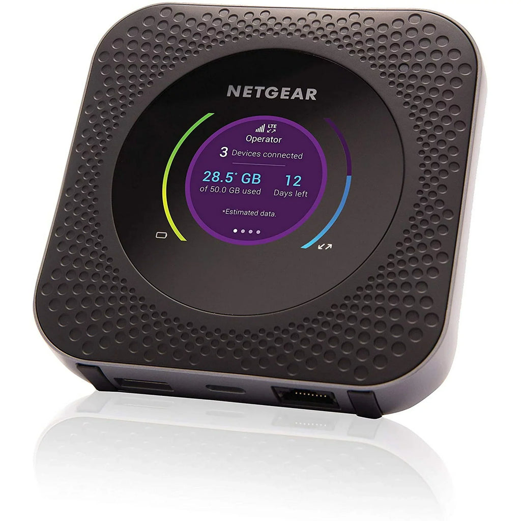 LTE Anywhere Restored Up (AT&T Speed 1Gbps M1 Router 4G Up Hotspot to WLAN Mobile Nighthawk 20 MR1100-100NAS - Gray) Devices (Refurbished) Create )(Steel to NETGEAR Connect