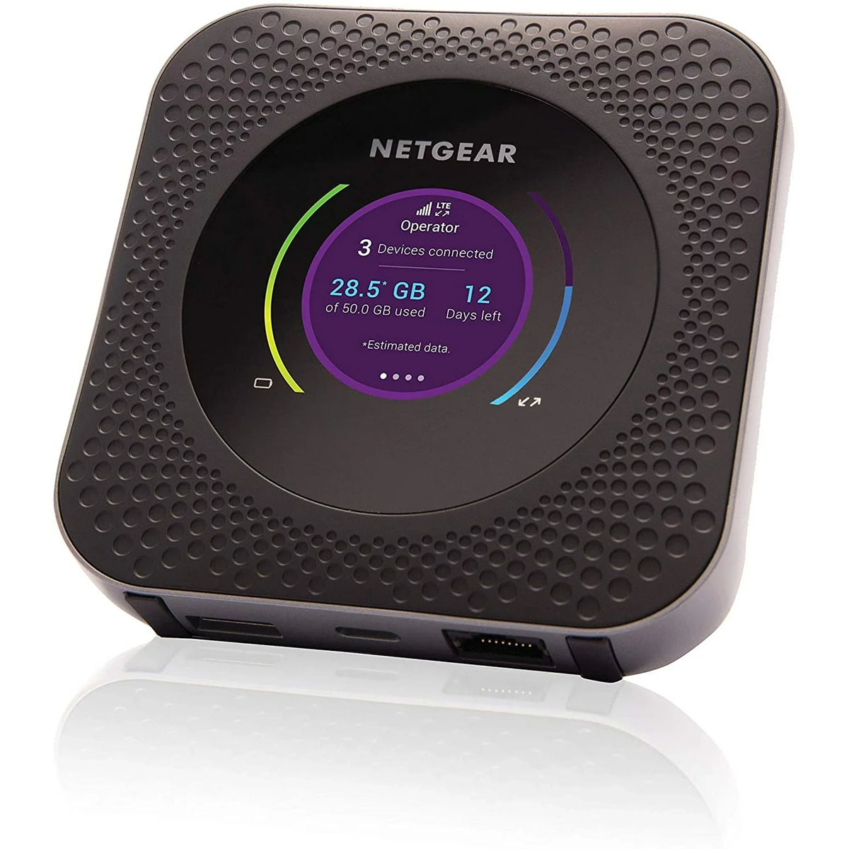 LTE Anywhere Restored Up (AT&T Speed 1Gbps M1 Router 4G Up Hotspot to WLAN Mobile Nighthawk 20 MR1100-100NAS - Gray) Devices (Refurbished) Create )(Steel to NETGEAR Connect