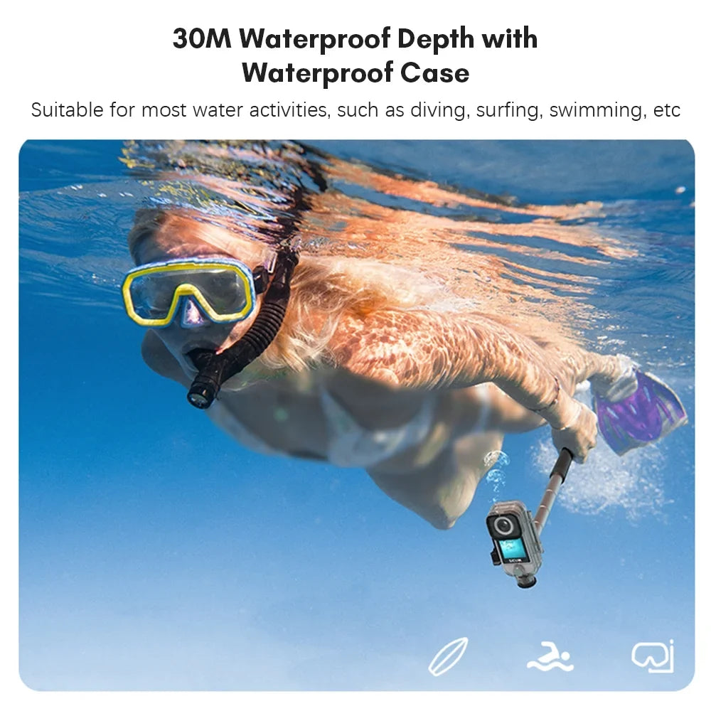 C300 Detachable Touch Battery Extra 30M 30FPS 154° WiFi Lens 5G2.4G 6- Gyro Screens 4K Wide Stabilization Angle an Module Dual Waterproof with Control